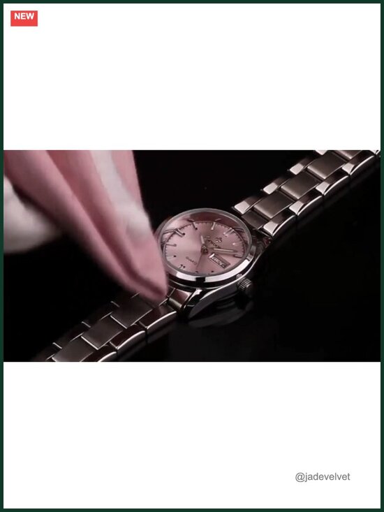 Luxury Women\'s Analog Quartz Wrist Watch Luminous Stainless Steel Bracelet